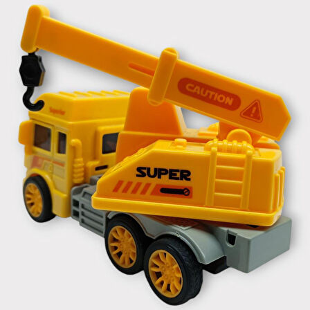 Sürtmeli Oyuncak İş Makineleri - Vinç