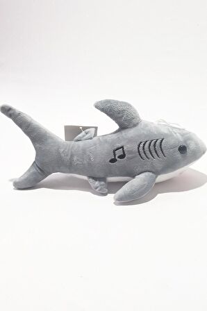 Baby Shark Şarkı Söyleyen 30 cm Peluş  Kzl-90314-g