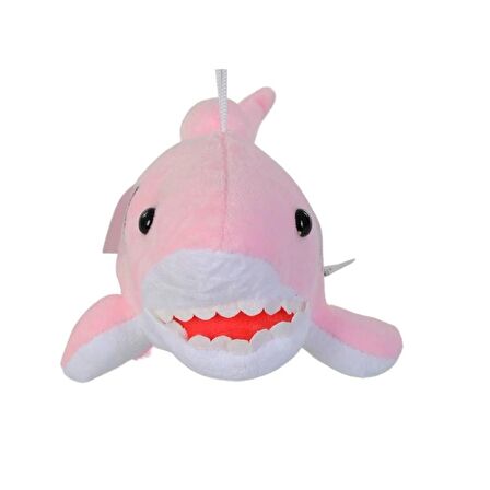 Müzikli Peluş Köpek Balığı Baby Sharky 30 Cm. - Pembe