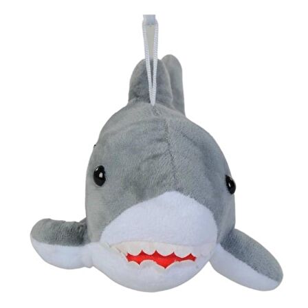 Müzikli Peluş Köpek Balığı Baby Sharky 30 Cm. - Gri