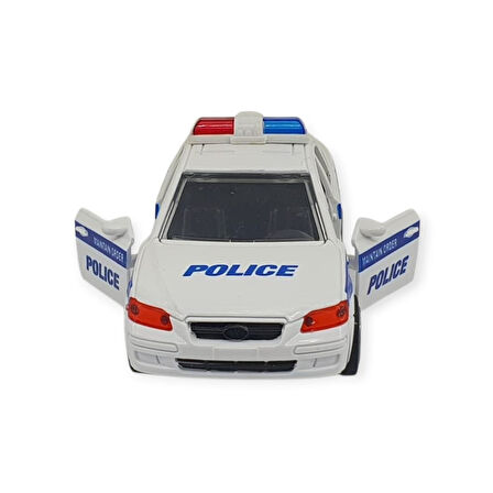 Sesli Işıklı Çek Bırak Polis Arabası - YY2020-17P