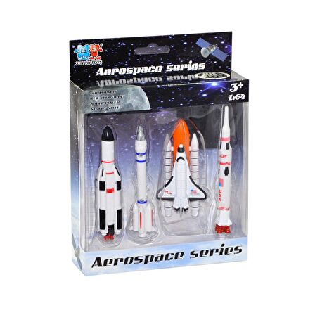 KZL-XY160 Uzay Araçları Oyun Seti 1:64 -Kızılkaya