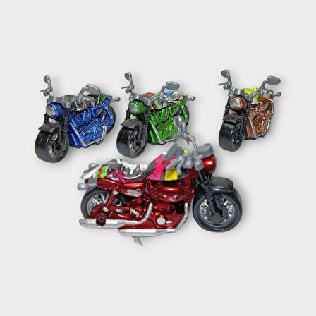 Çek Bırak Custom Motorsiklet 9 Cm - Set