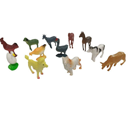Farm Animals Çiftlik Hayvanları Seti 12 Parça - Köpek