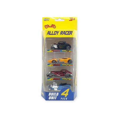 Alloy Racer 4'lü Araç Seti - 780-413  