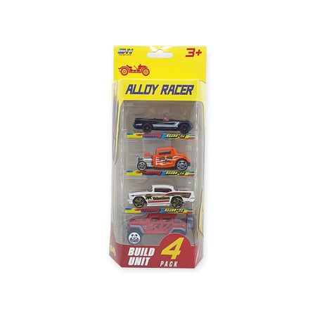 Alloy Racer 4'lü Araç Seti - 780-413  
