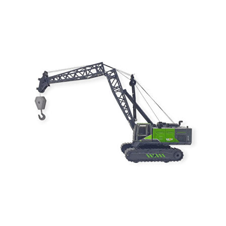 Metal İş Makinası Vinç - Tekerlekli 26cm - 601-6