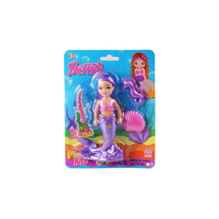 7025 KARTELA KÇK DENİZ KIZI BERTHA BEBEK -KZL