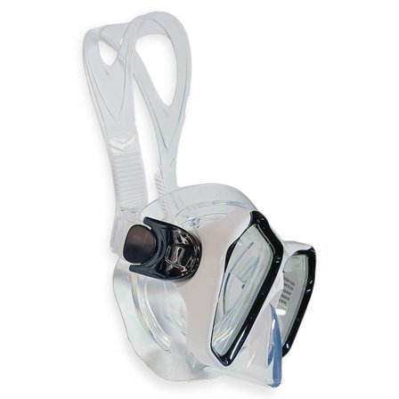 Tempered Camlı Premium Silikon Dalış Maskesi ve Snorkel Yetişkin - Siyah