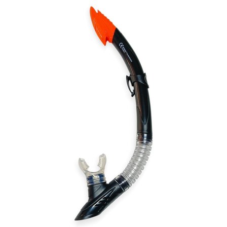 Tempered Camlı Premium Silikon Dalış Maskesi ve Snorkel Yetişkin - Siyah