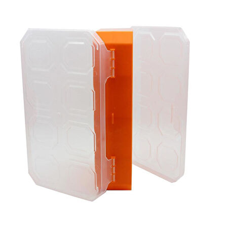 Süper Bag 10 Alfa Çift Yönlü Organizer Balıkçı Malzeme Kutusu TURUNCU