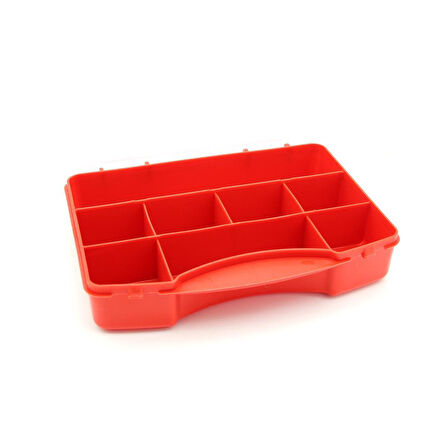 Süper Bag Süper Organizer-8 Balıkçı Malzeme Kutusu KIRMIZI