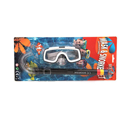 Bermuda Phthalate Free Maske Şnorkel Set SİYAH