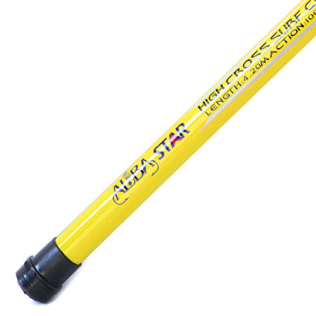 AlbaStar Elegant 420Cm 100-200Gr Surf Olta Kamışı SARI