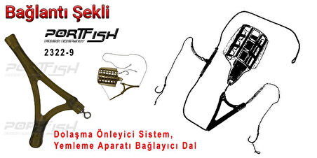 Portfish Sleeve Swivel Oval T Fırdöndü (Sissy Aparatı)