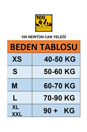 Mesica GDR-002 100 Newton Fermuarlı Can Yeleği M