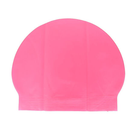 Bermuda Latex Swim Cap Yüzücü Bonesi PEMBE