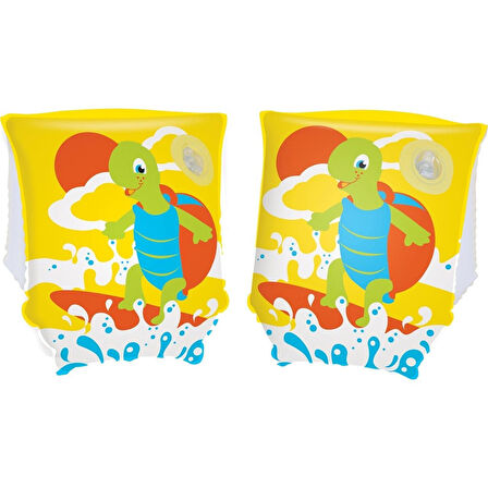 Bestway Turtle Armbands Figürlü Şişme Deniz Kolluk 23 x 15 cm SARI