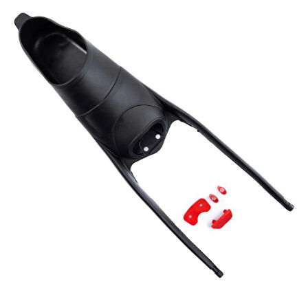 Oceanus Pro Plastic Fin Long Blade Değiştirilebilir Pala Palet SİYAH-45-46