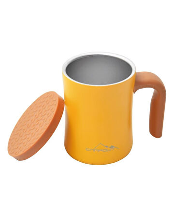 Campout Çift Katmanlı Termos Kupa SARI