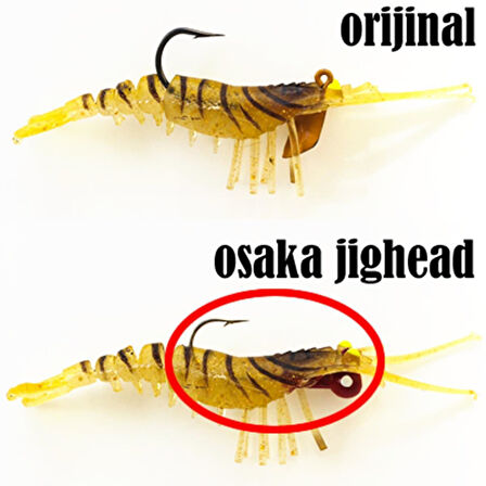 Osaka 1251 Jig Head Zoka No:3/0 Nikel-5 Gr
