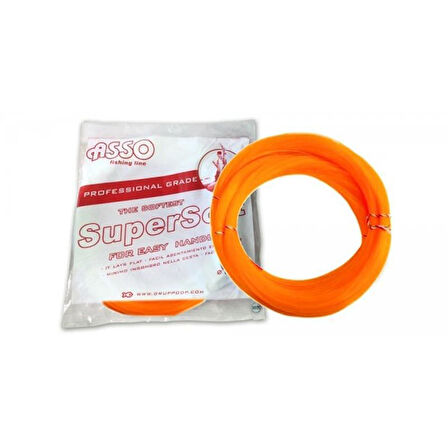 Asso Süper Soft Monofilament Çile Misina Sarı 1000 mt SARI-1,20 mm