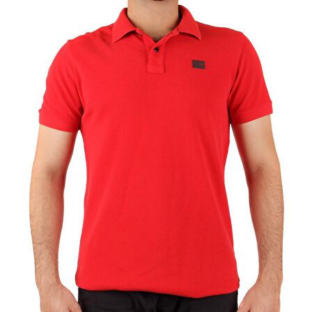 A+ Naples Erkek Kırmızı Renk Polo Yaka T-shirt