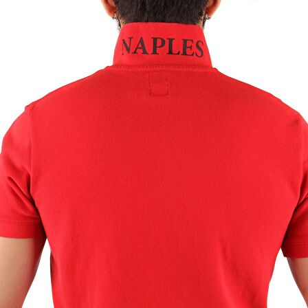 A+ Naples Erkek Kırmızı Renk Polo Yaka T-shirt