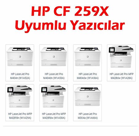 Baskistan HP CF259X (59X) Siyah Yüksek Kapasite Muadil Toner