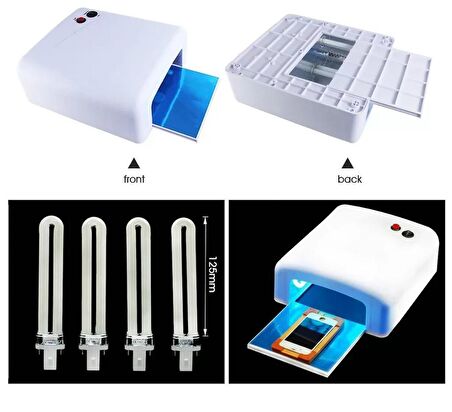 Uv Jel Boya Protez Tırnak Oje Kurutucu UV Lamba Jd-818