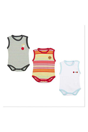 1122 Friends 3'Lü Atlet Body Çok Renkli 0 Ay