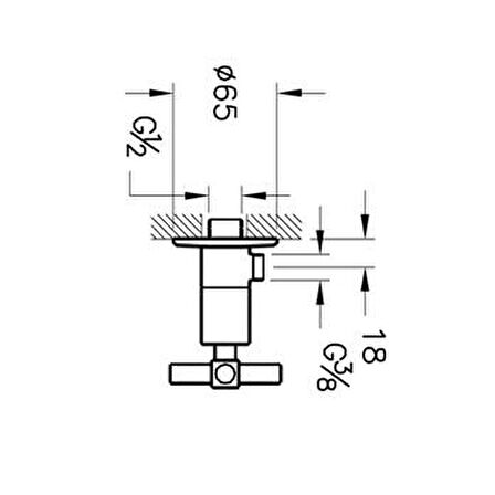 Artema Juno Ara Musluk Krom A41551