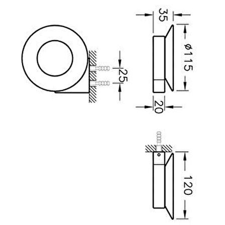 VitrA Diagon Sabunluk Krom A44428