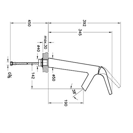 Artema Nest Trendy Lavabo Bataryası Yüksek A42301