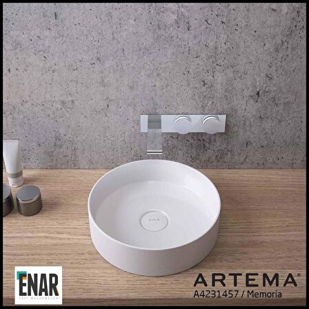 VitrA Memoria A4231457 Ankastre Lavabo Bataryası,Beyaz