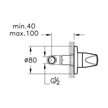 Punto Ankastre Stop Valf A45238