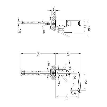 Artema Suit L Lavabo Bataryası Altın A4246623