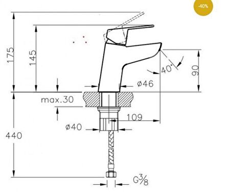 Punto Misto Lavabo Bataryası  A41178