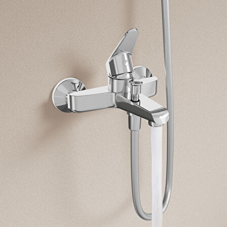 Serenity Banyo Bataryası ve 3F Rail El Duş Seti, Krom