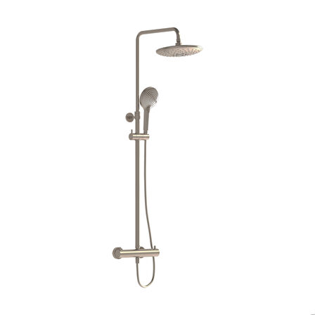 VitrA AquaHeat Bliss 240 A4720534 2F Termostatik Duş Sistemi, Fırçalı Nikel