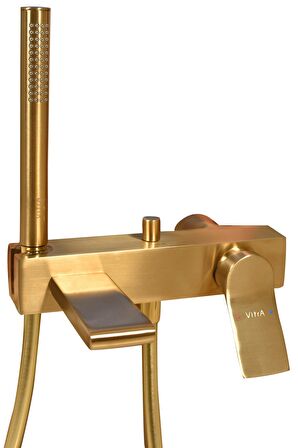 Vitra Memoria Gold Banyo Bataryası El Duşlu Mat Altın Renkli A4233433