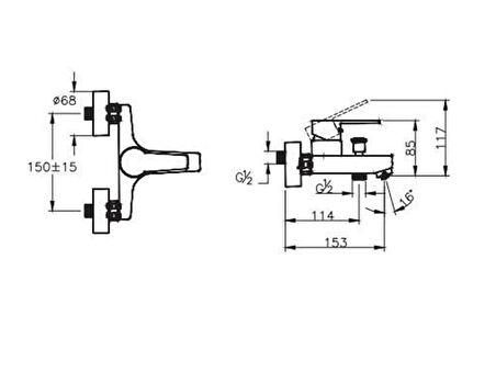 Artema Nora S Gümüş Banyo Bataryası