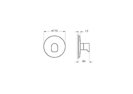VitrA Root Round A4269636 Yönlendirici
V-Box Sıva Üstü Grubu, Mat Siyah