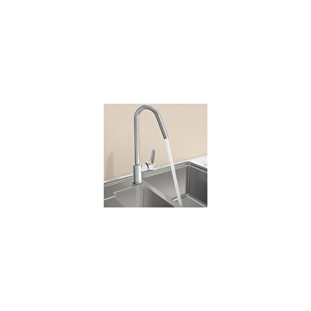 VitrA Root Round A42742 Krom Mutfak Bataryası(A42742EXPS)