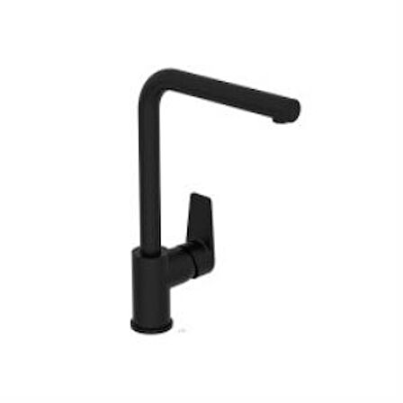 VitrA Flow Square A4339636 Eviye Bataryası, Mat Siyah