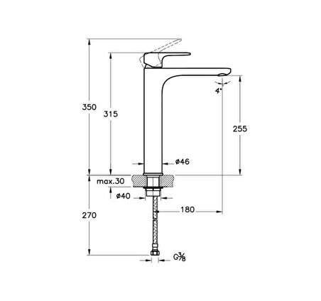 Root Round Lavabo Bataryası XL Soft Altın A4270774