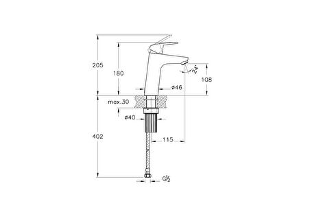 Artema Shift T10 A43652 Yüksek Lavabo Bataryası, Krom