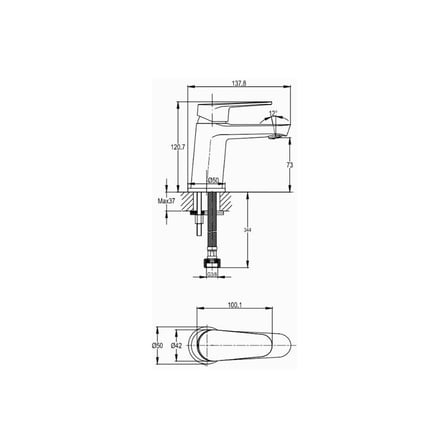 punto 201 Lavabo Bataryası / Krom A43741