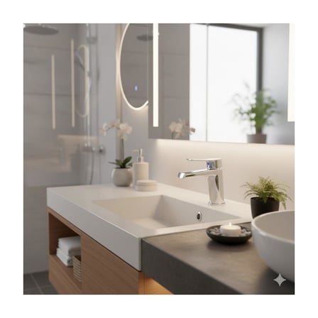 Punto 301 Lavabo Bataryası Krom