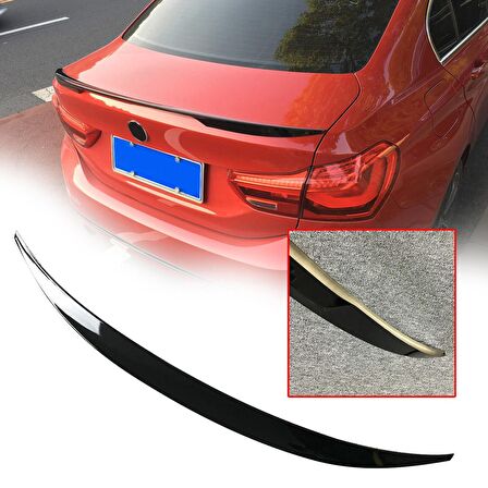 Bmw f52 bagaj üstü spoiler pianoblack boyalı 1 serisi sedan 2017+